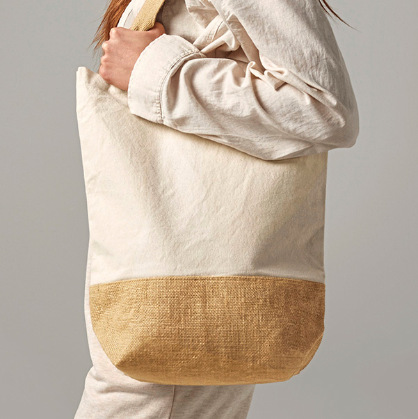 Jute Einkaufstasche Leinwand
