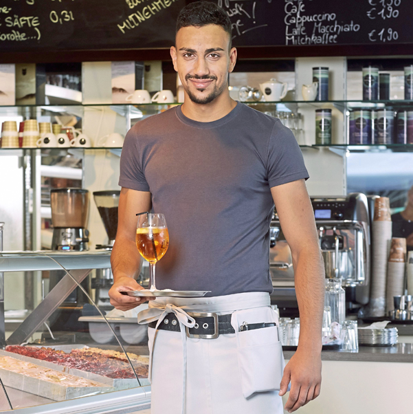 Männer T-Shirt Arbeit Slim