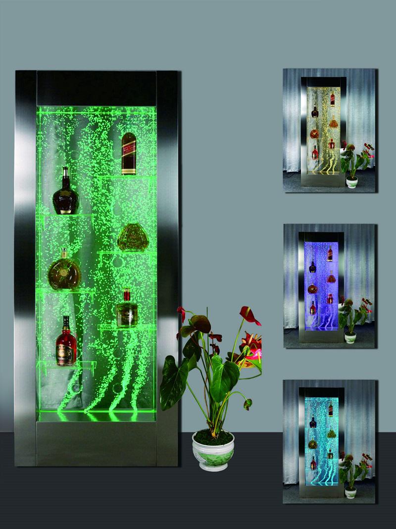 Designer Led Bar Ablagen Wasser Wand Bar Theke Regal Möbel Wasserwände Regal neu