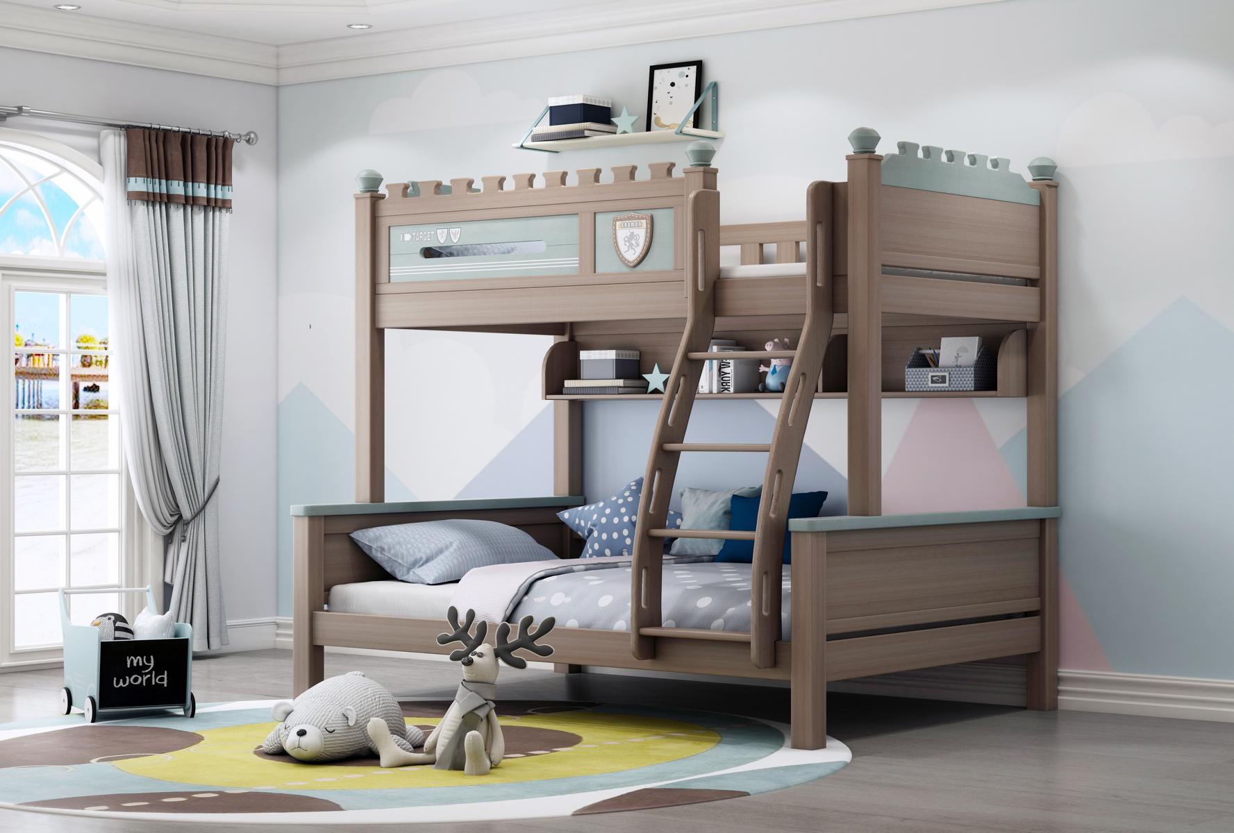 Etagenbett Hochbett Kinderbett Hochbetten Kiefer Holz Kinder Zimmer Bett Neu