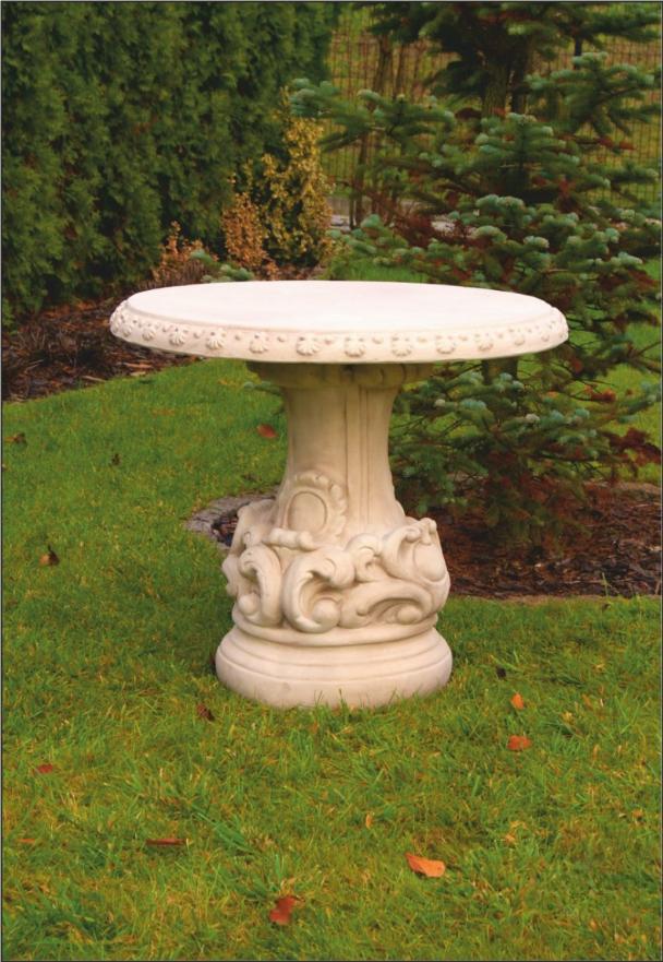 Tische Römischer Stil Garten Stein Tisch Rund Terrassen Möbel Gartenmöbel Deko