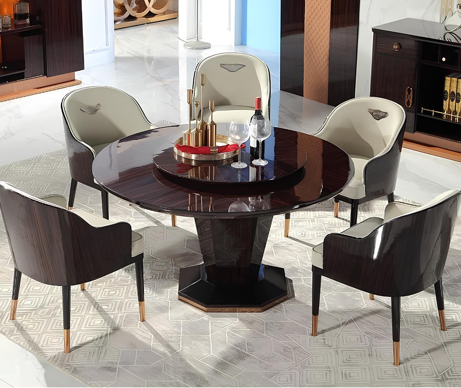 Esstisch Stühle Tisch Designer Stühle Rund Tische Holz Designer Gruppe Garnitur
