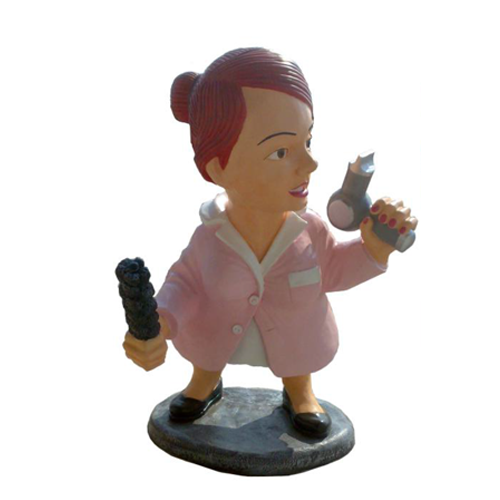 Friseur Deko Figur Statue Skulptur 120 cm Figuren Statuen Skulpturen Gewerbe I13