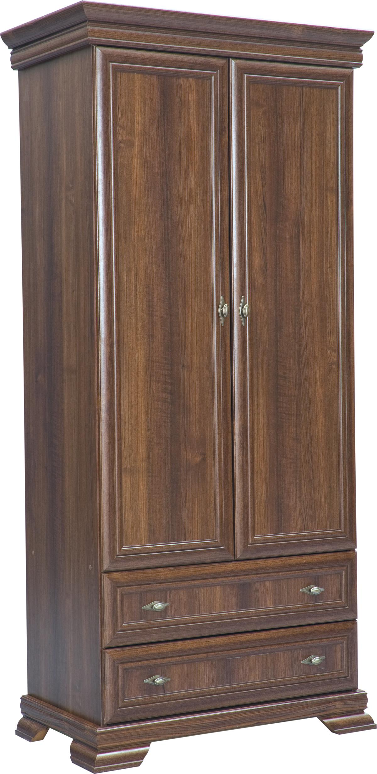 Schlafzimmer Kleiderschrank 2 türiger Holz Wandschrank Schrank Kleiderschränke