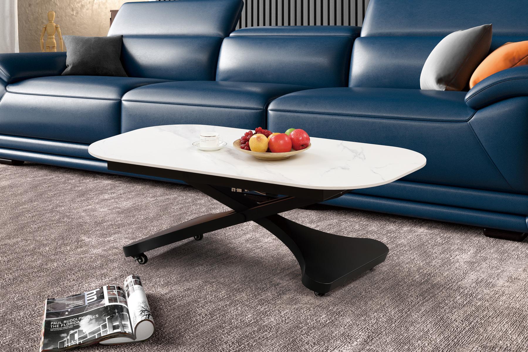 Couchtisch Design Tische Säulen Tische Luxus Wohnzimmer Möbel 140x80 Hotel Neu