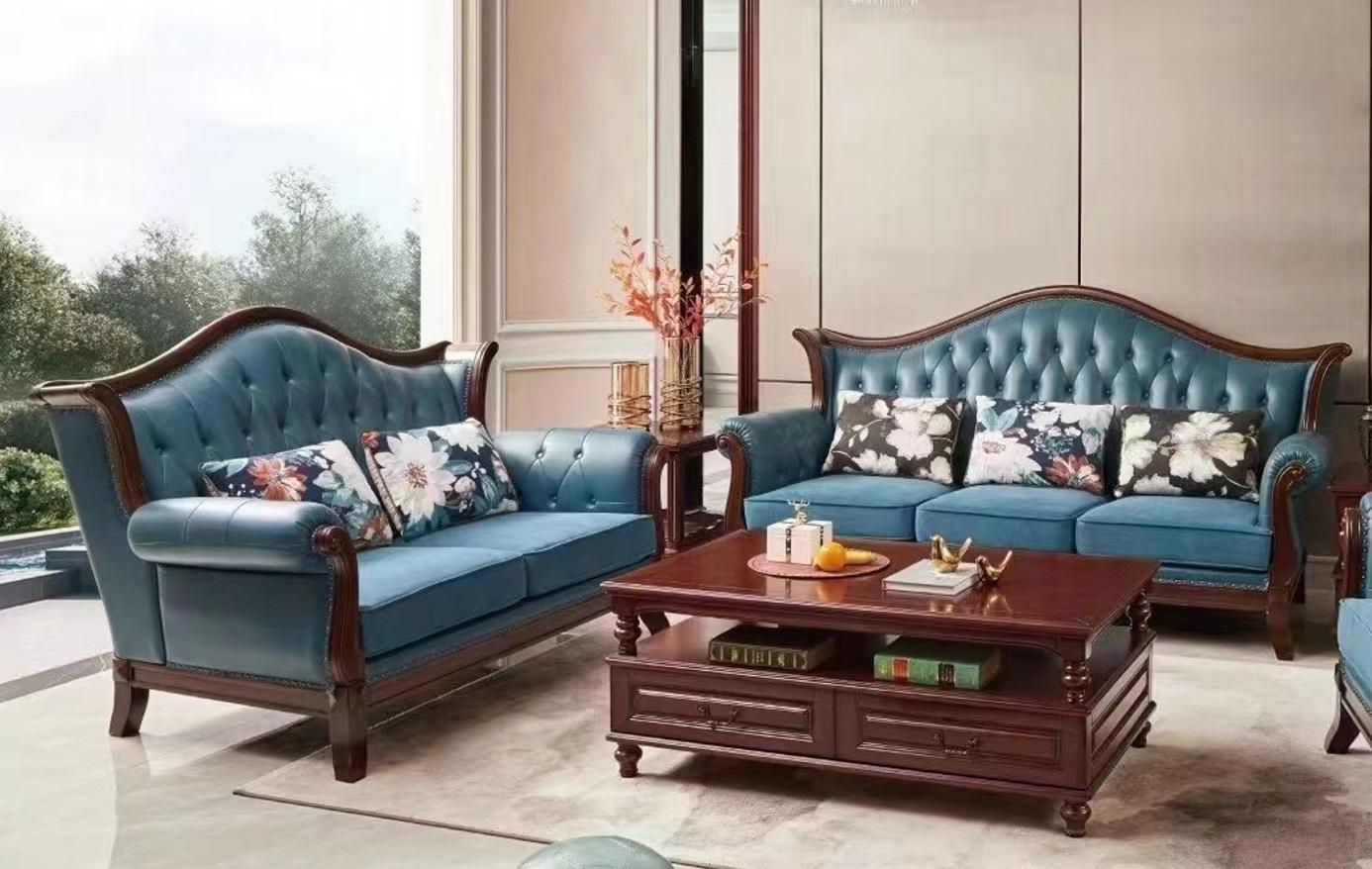 Sofagarnitur 3+2 Sitzer Sofa Couchgarnitur Couch Sessel Leder Luxus Möbel Neu