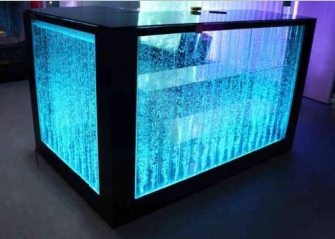Bar Tisch Wasser Wand Bar Theke Möbel Beleuchtete Bartisch Bartheke Led Regal