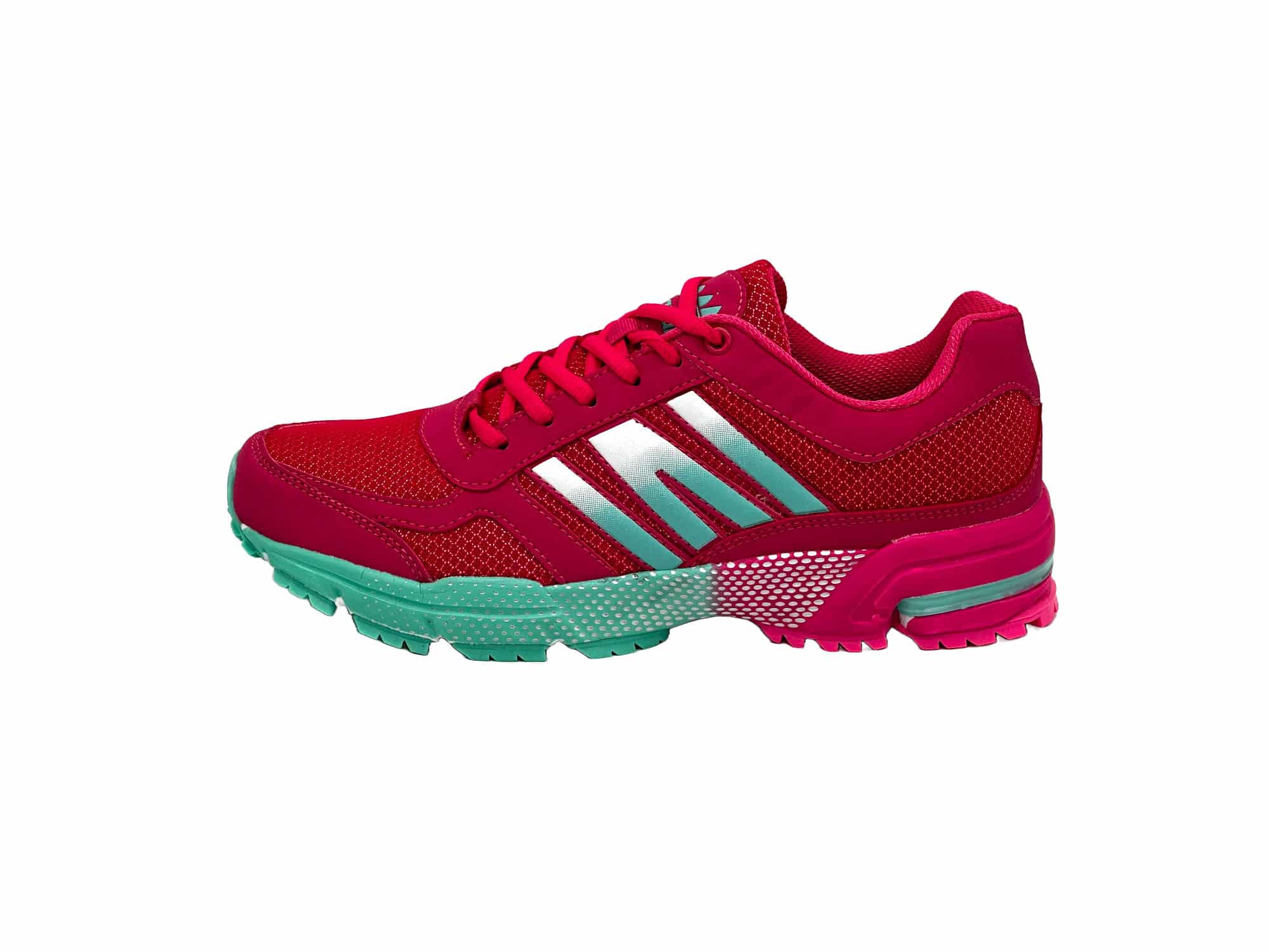 Sneaker atmungsaktive Laufschuhe Fuchsia-Hellblau 36
