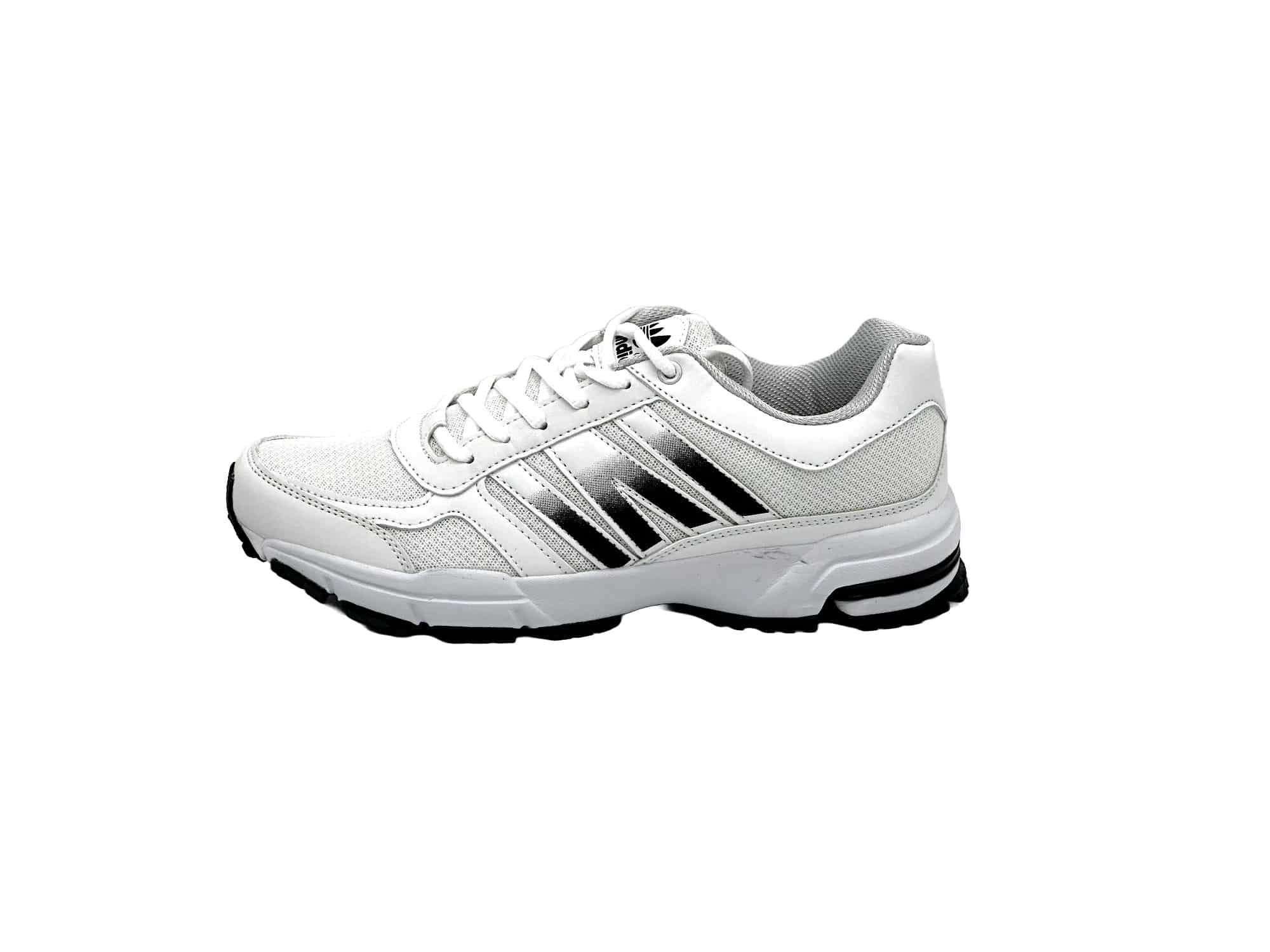 Sneaker atmungsaktive Laufschuhe Weiß-Schwarz 36