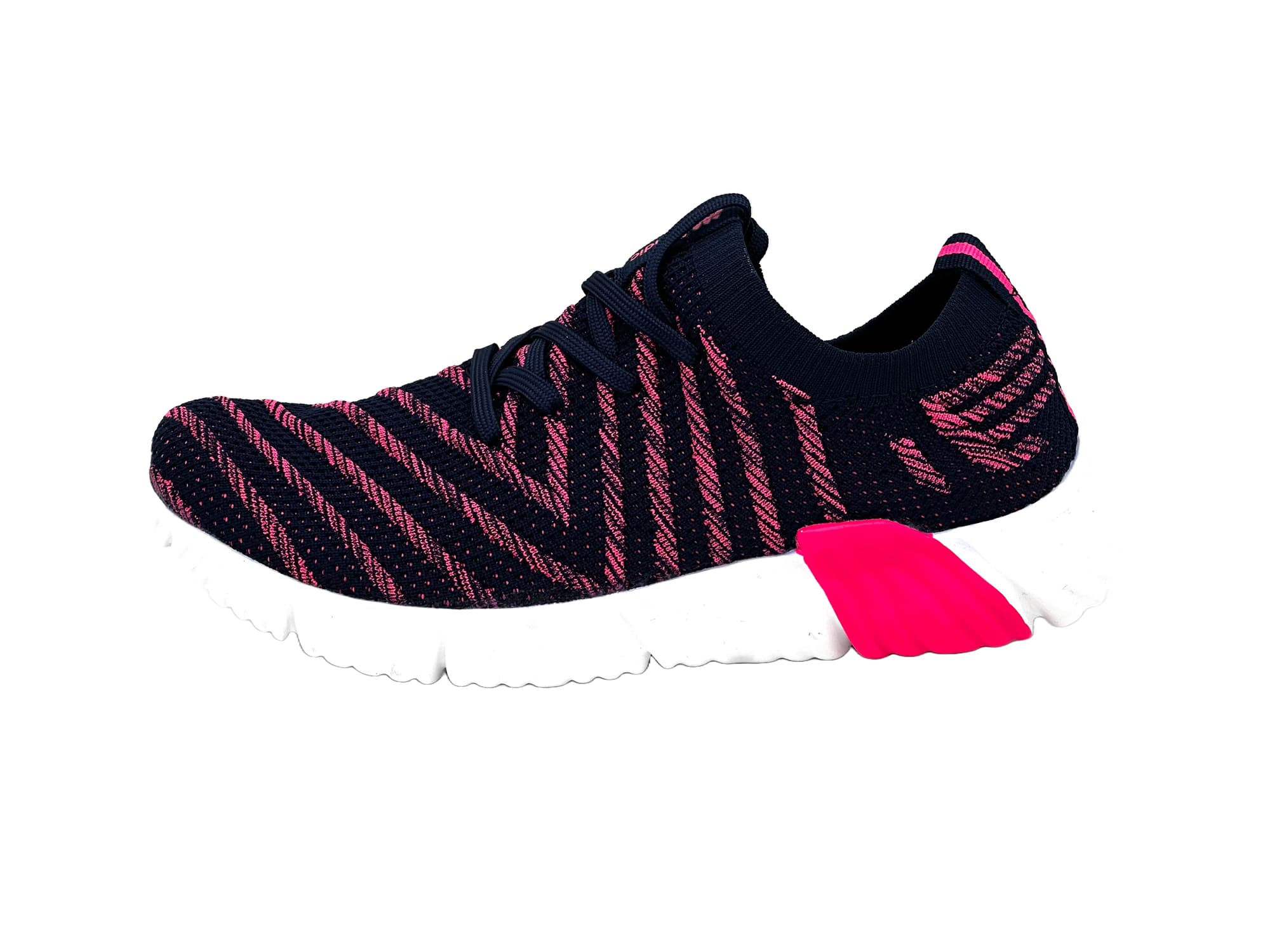 Damen Sneaker Laufschuhe für Freizeit Navy-Fuchsia 36