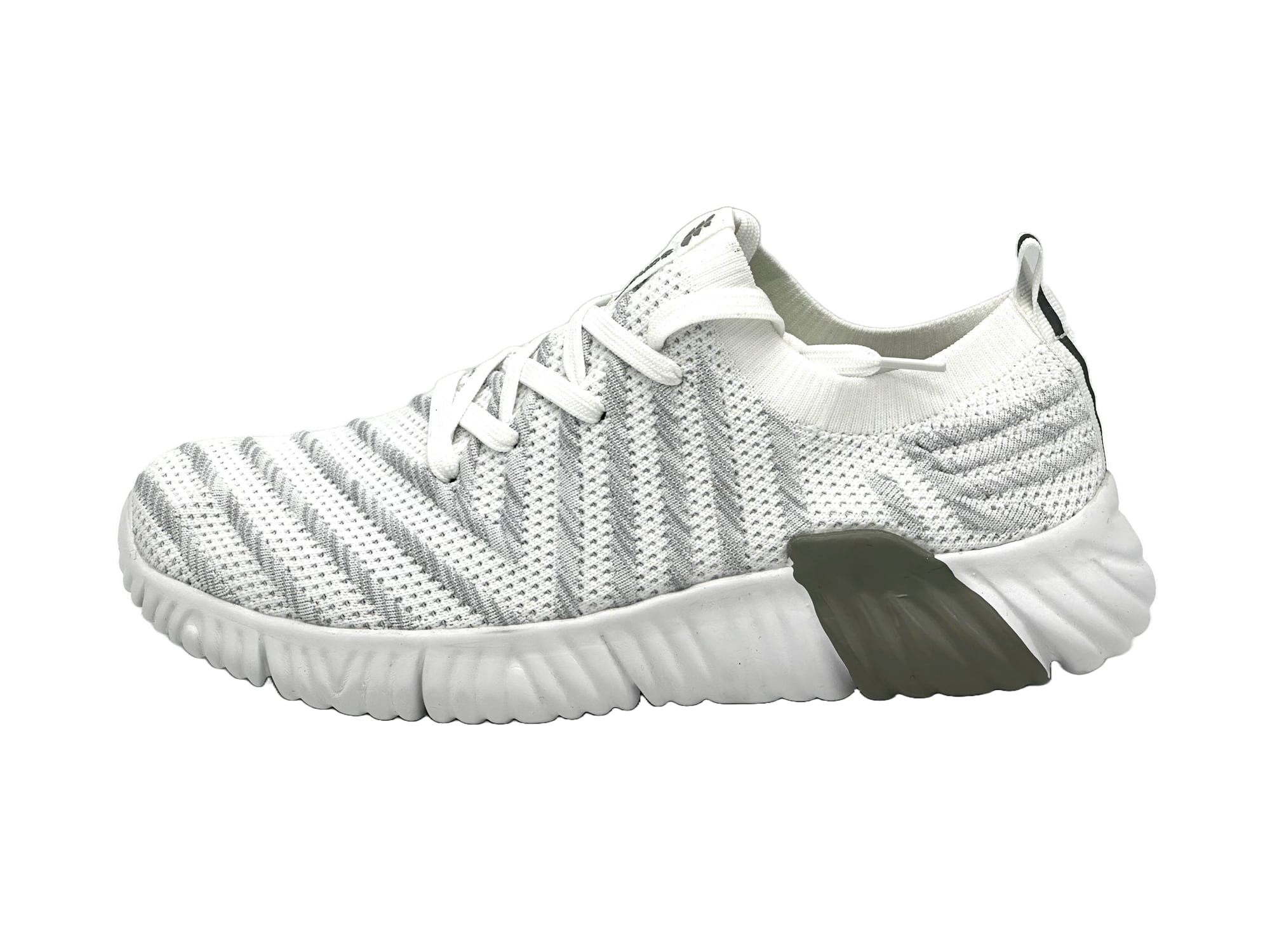 Damen Sneaker Laufschuhe für Freizeit Weiß-Hellgrau 36