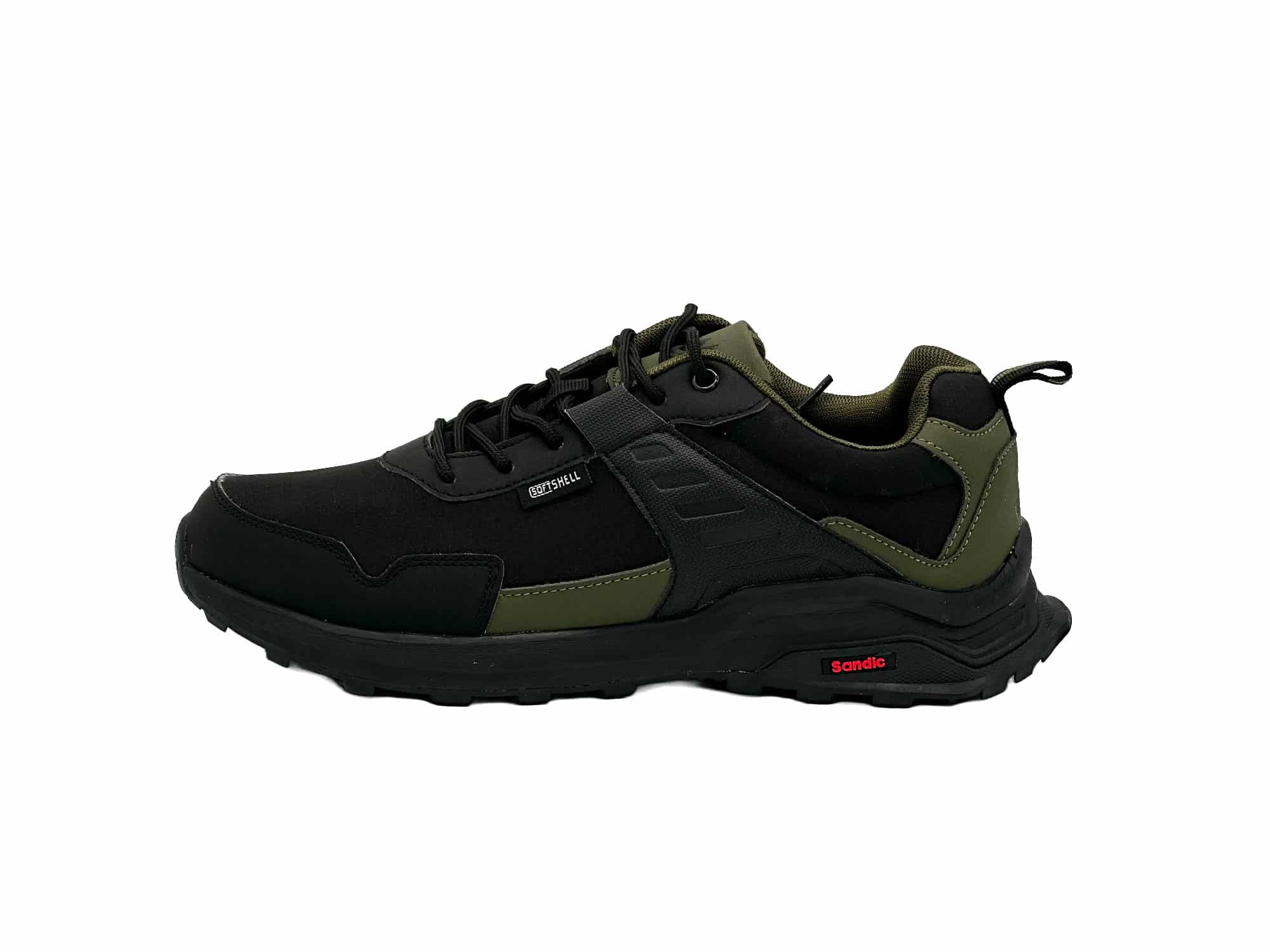Softshell Trekkingschuhe Wanderschuhe Schwarz-Kraki 41