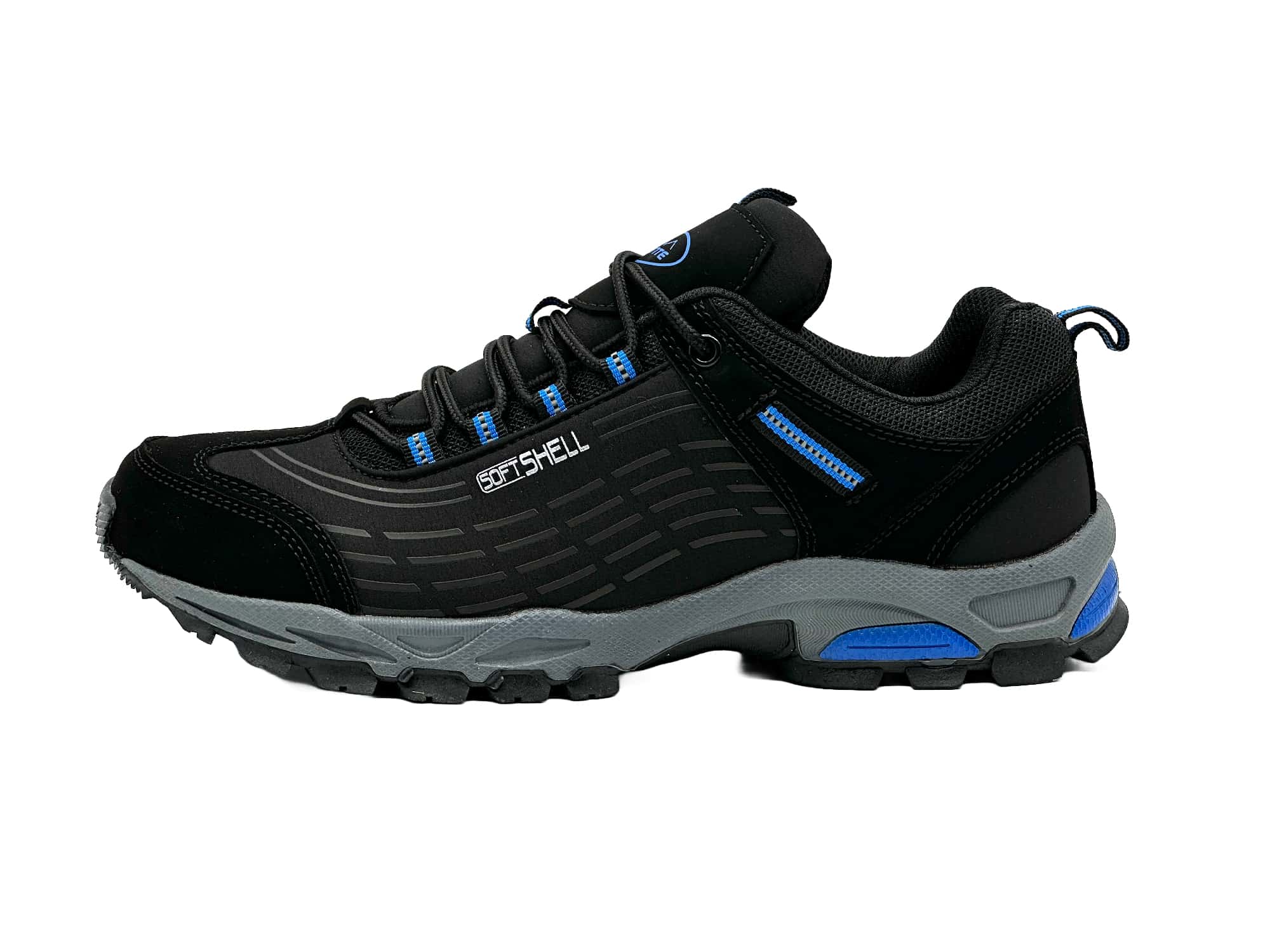 Wanderschuhe Trekkingschuhe Outdoor Schwarz-Königsblau 36