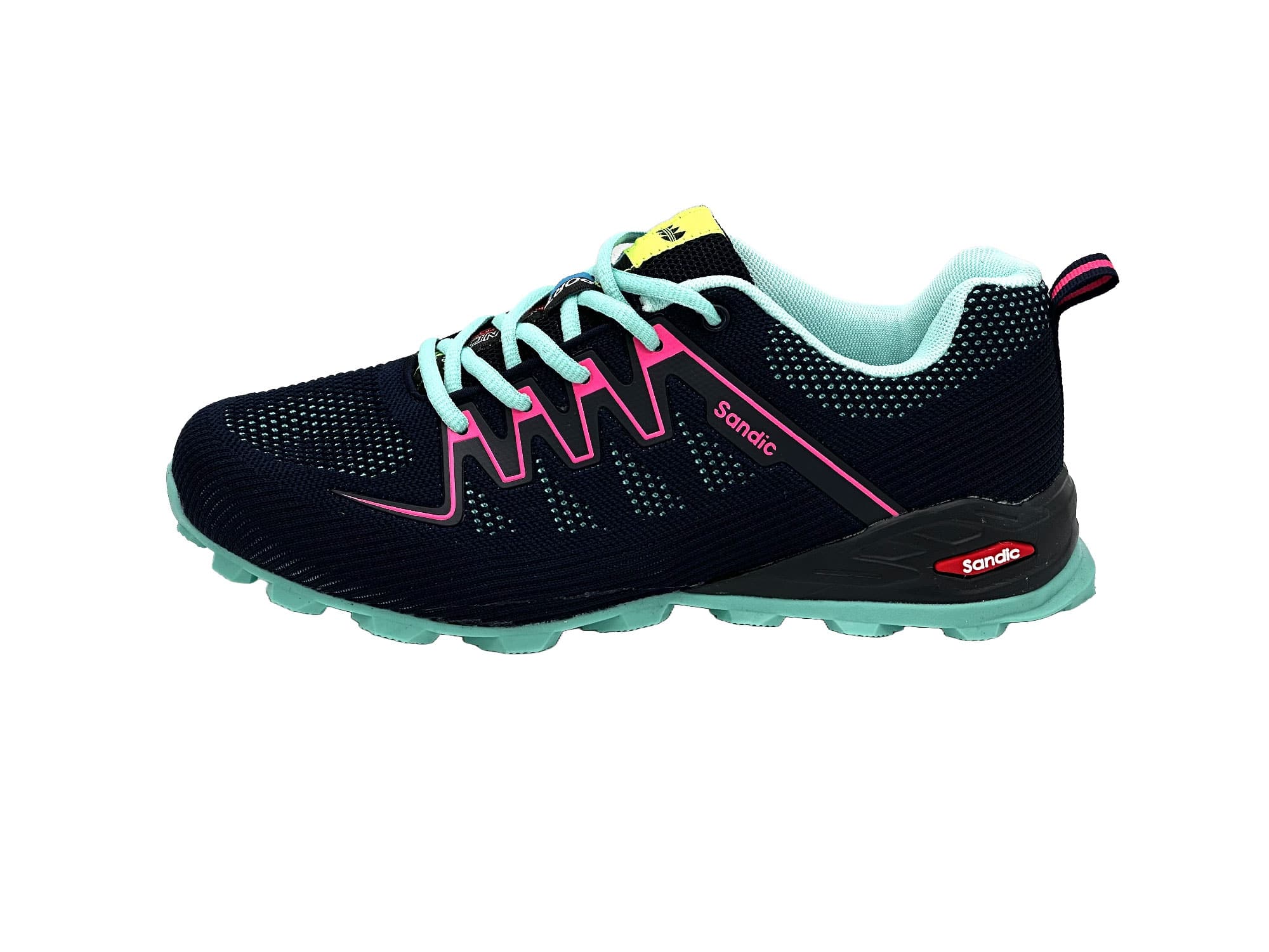 Running Trekkingschuhe Sportschuhe Navy-Hellblau-Fuchsia 36