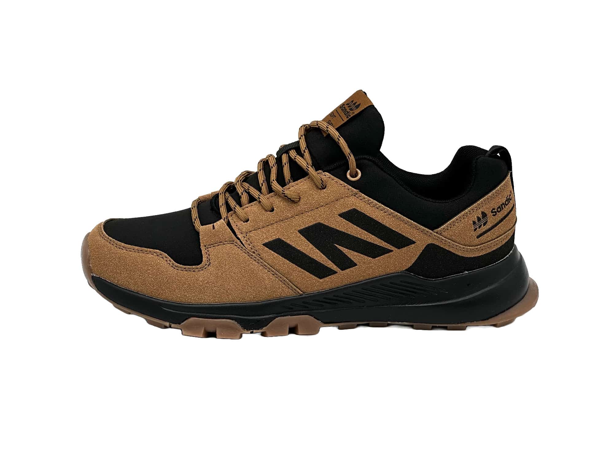 Trekkingschuhe Outdoor Wanderschuhe Soft shell Braun-Schwarz 41
