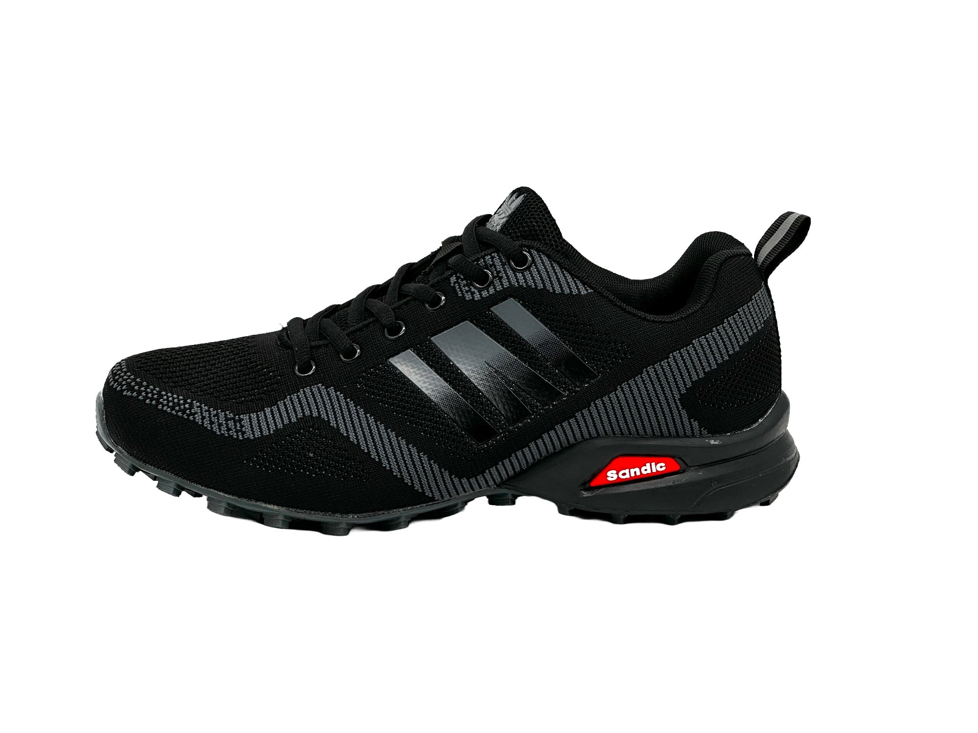 Laufschuhe  Sneaker Turnschuhe Schwarz-Grau 36