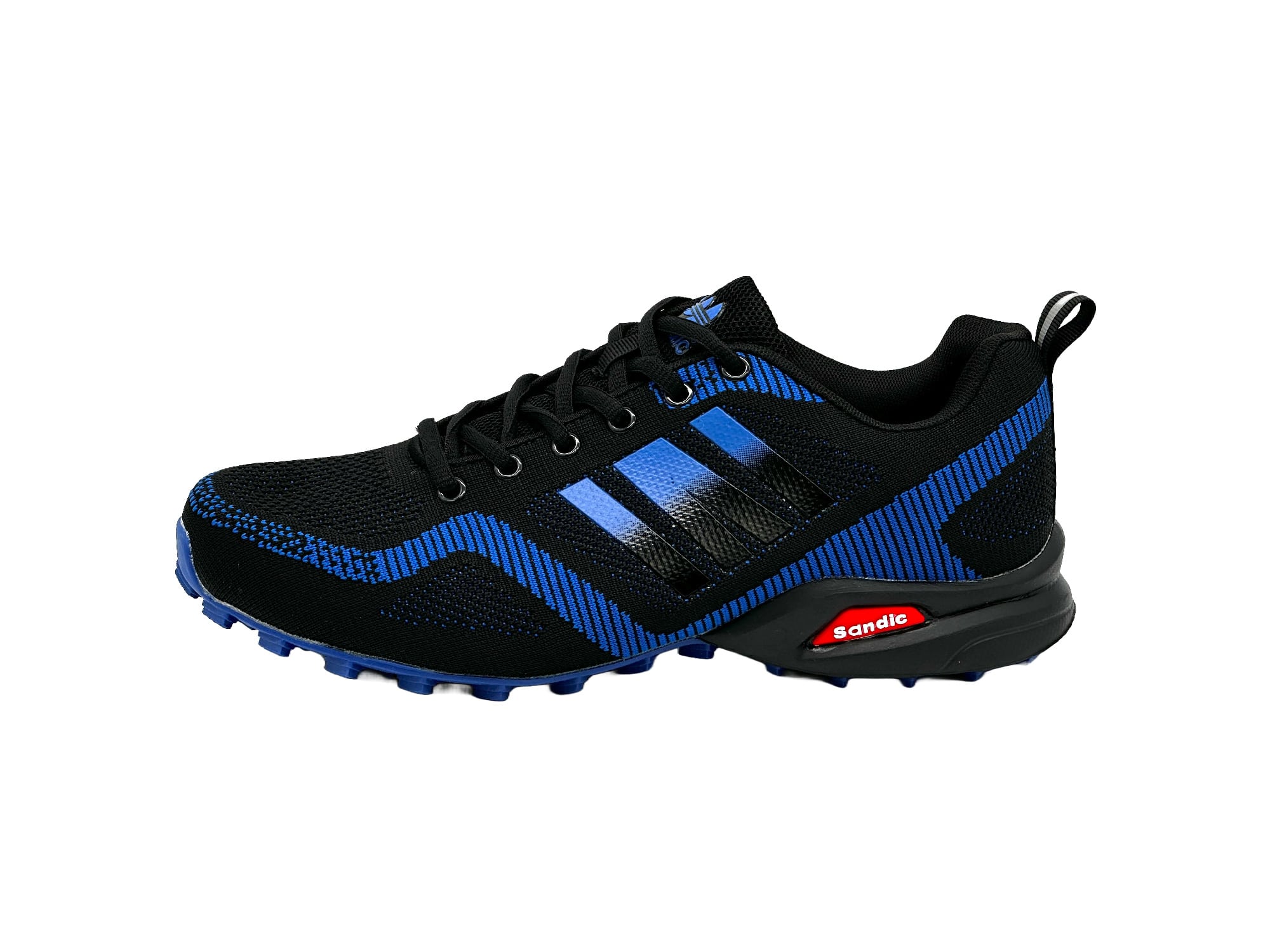 Laufschuhe  Sneaker Turnschuhe Schwarz-Königsblau 41