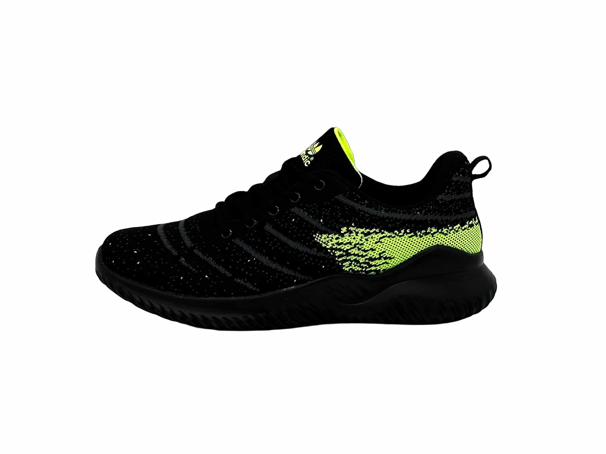 Laufschuhe Running Trekkingschuhe Schwarz-Dunkelgrau-Grün 37