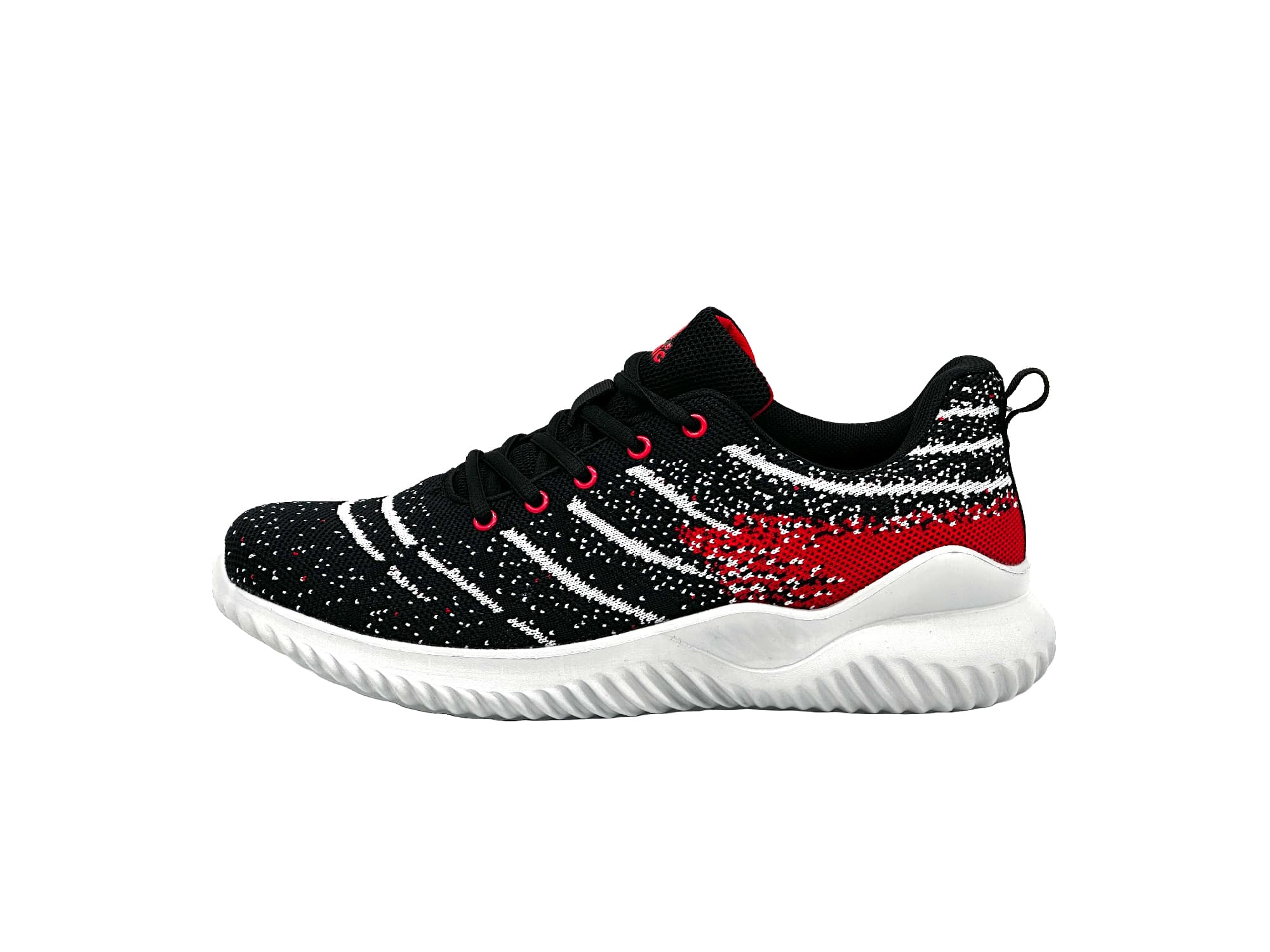 Laufschuhe Running Trekkingschuhe Schwarz-Grau-Rot 36