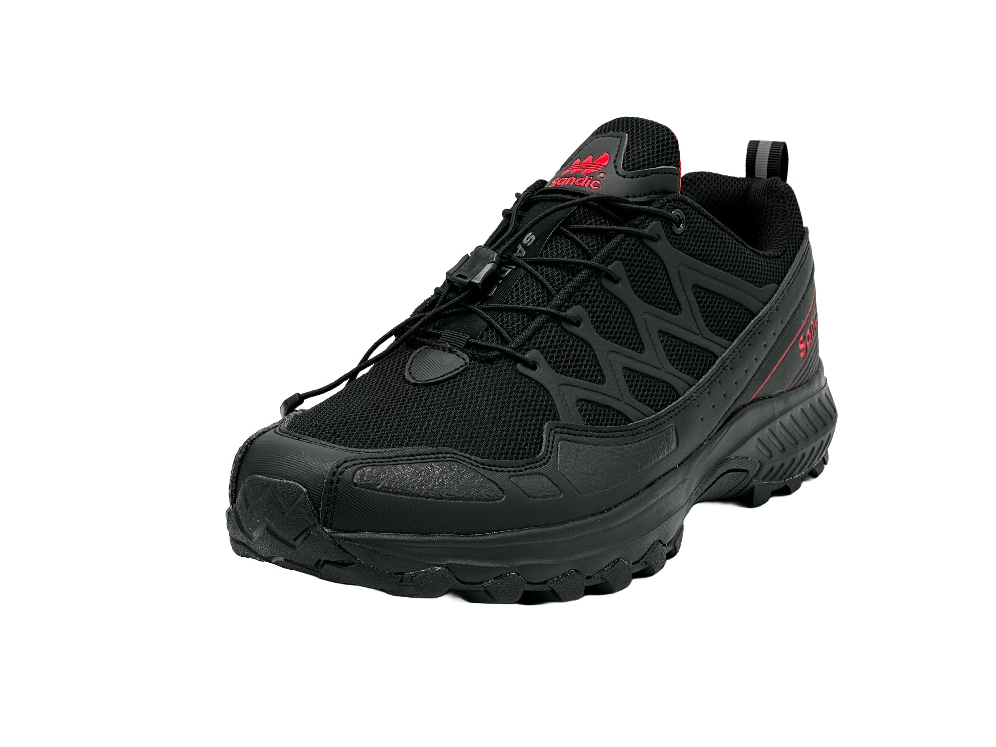 Wanderschuhe Schnellverschluss Schwarz Rot 41 EU
