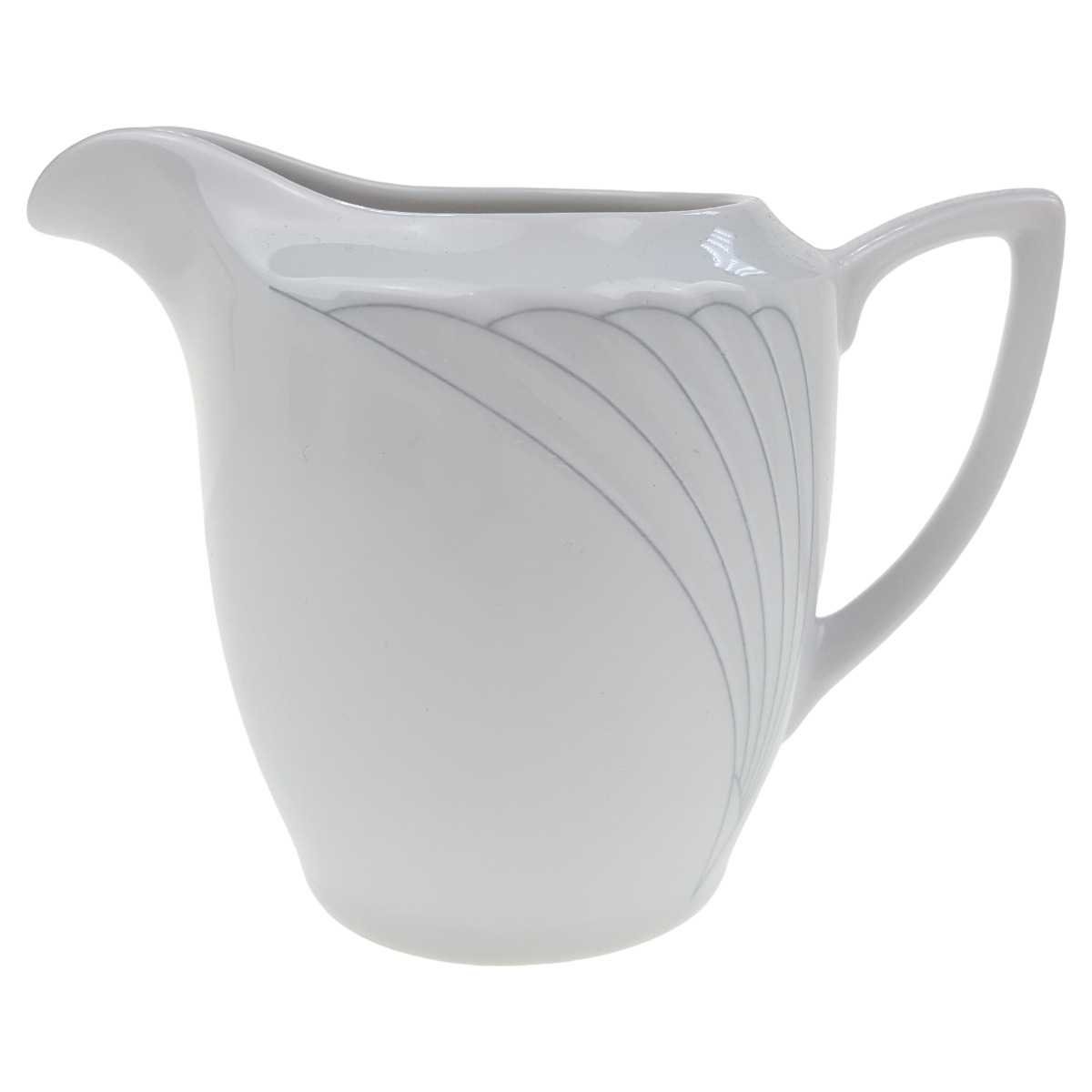 Milchkännchen Winterling Röslau Relief graue Streifen gebraucht - sehr gut