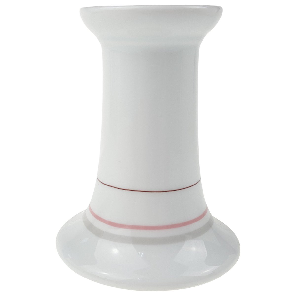 Kerzenhalter Winterling Kirchenlamitz Simona Rosa Grau Braun Streifen gebraucht - sehr gut