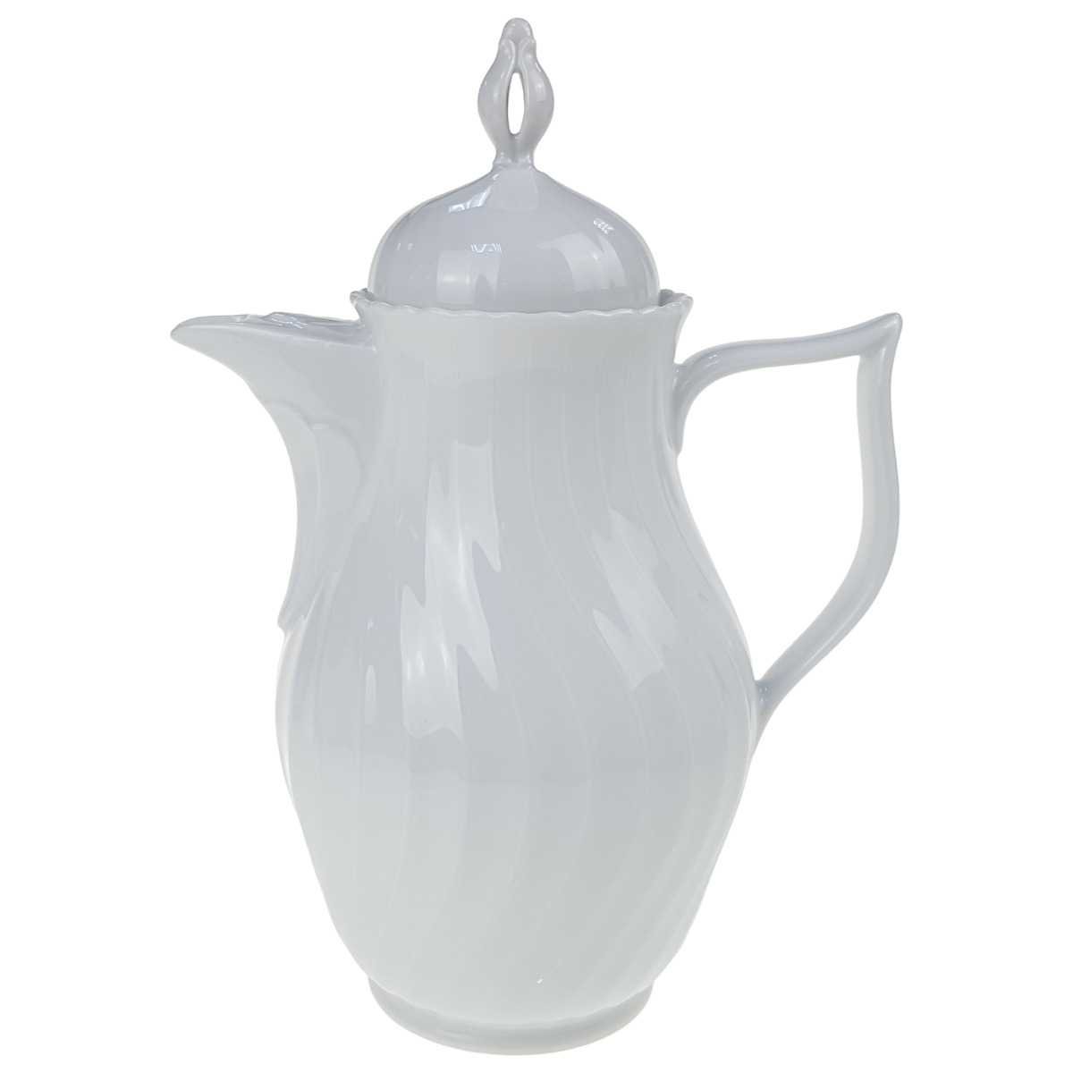 Kaffeekanne 1,3 L Royal Tettau Annette Weiß gebraucht - sehr gut