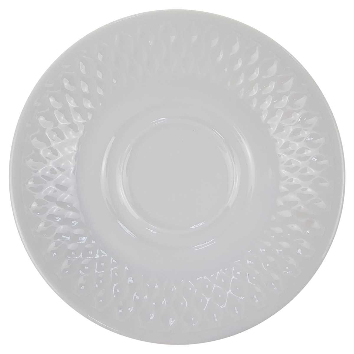 Untertasse für Tee/Kaffee 15 cm Schirnding Bavaria Weiß gebraucht - sehr gut