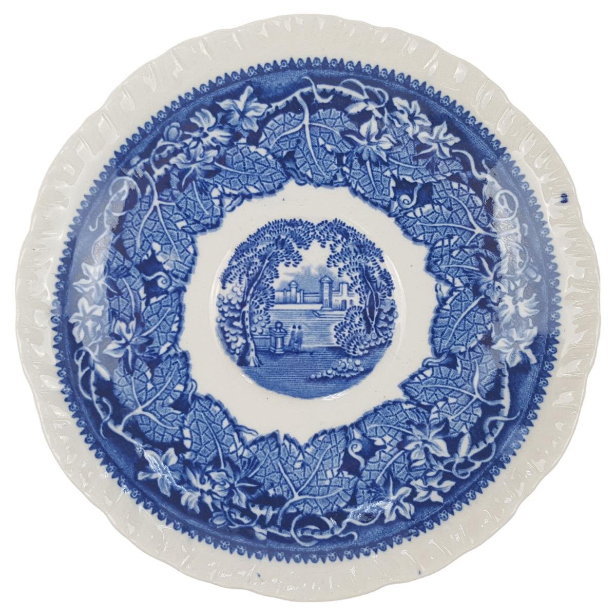 Untertasse für Tee/Kaffee 15 cm Masons Vista Blau gebraucht - akzeptabel