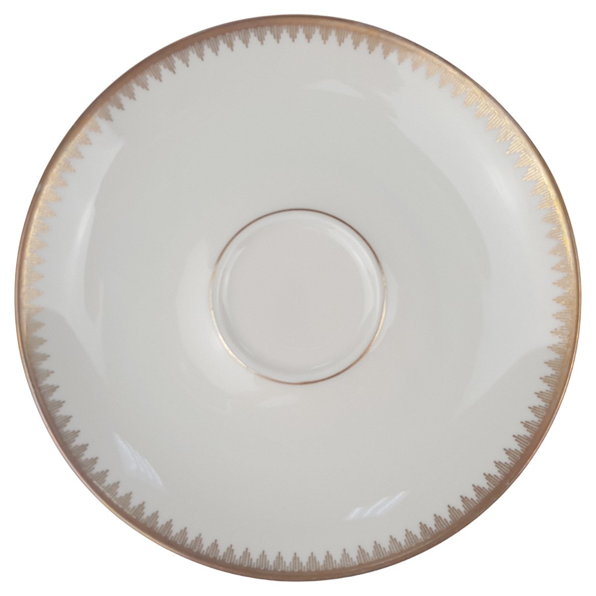 Untertasse für Tee 2tlg 14,7 cm Eschenbach A. Giannelli Goldranke 7 mm gebraucht - gut