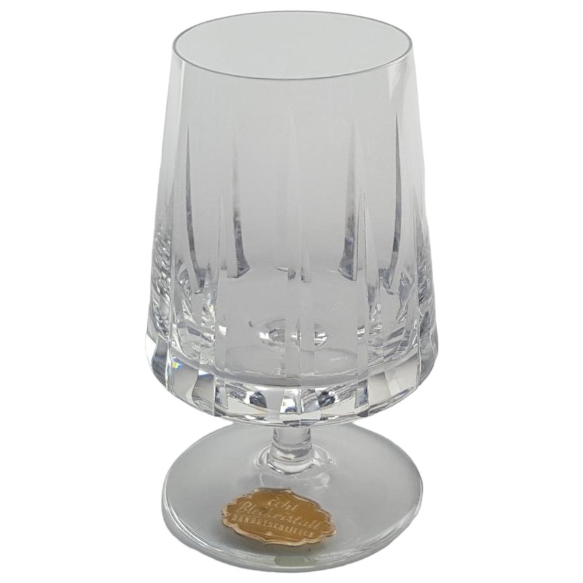 Cognac Glas Echt Bleikristall handgeschliffen 60-er 70-er Jahre