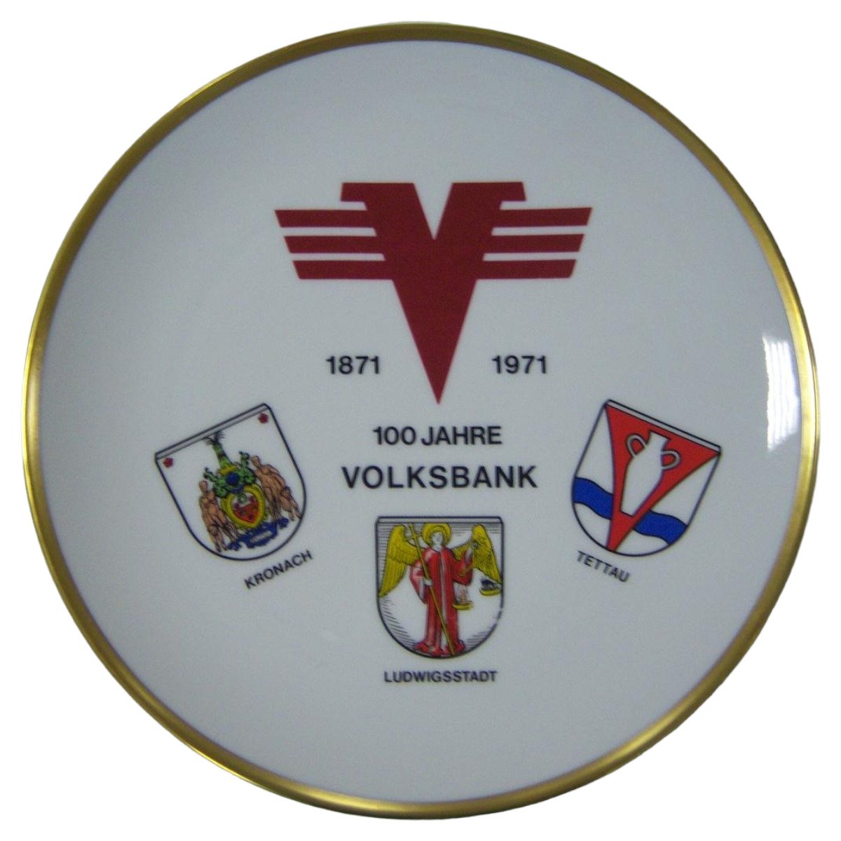 Wandteller Sammelteller Andenkenteller 24,8 cm Gerold Porzellan gebraucht - gut