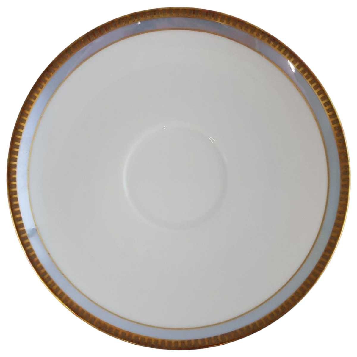 Untertasse für Kaffee 14,3 cm Thomas Porzellan Rheinland Blaulüster gebraucht - gut