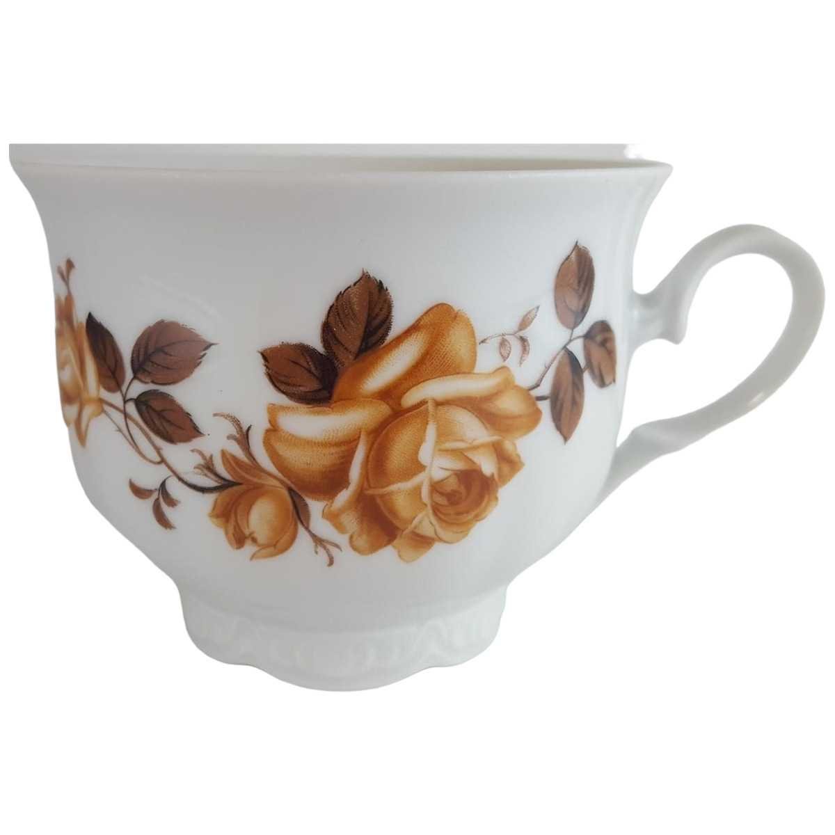 Kaffeetasse Tasse Mitterteich Form 110 Braune Rose gebraucht - sehr gut