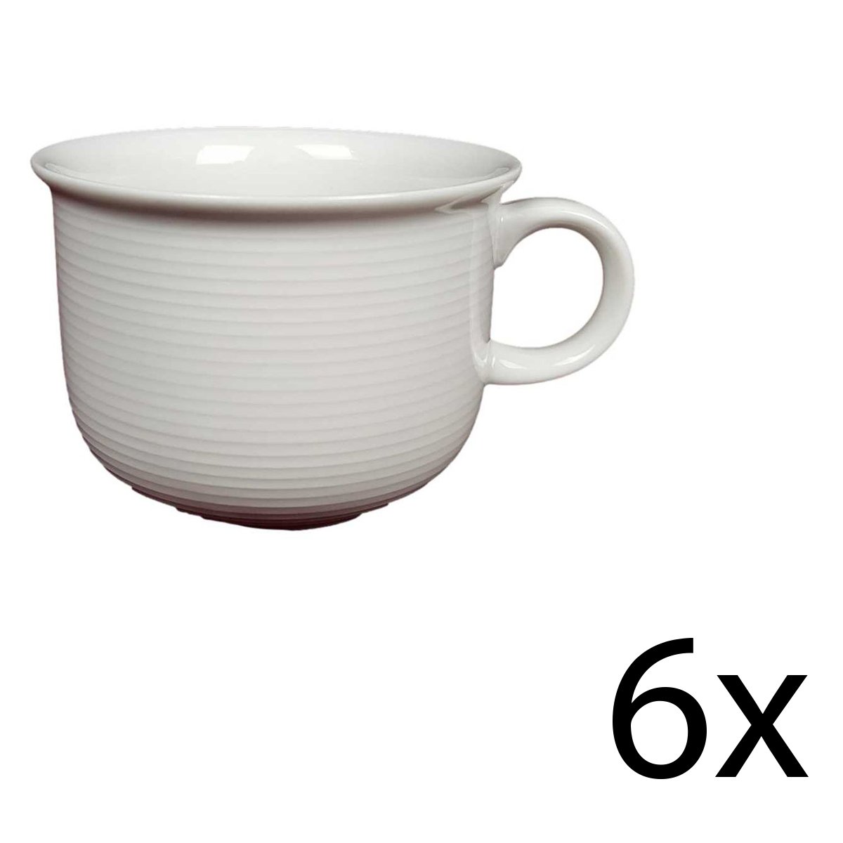 6er Set Kaffeetasse 0,2 L Thomas Porzellan Trend Weiß gebraucht - gut