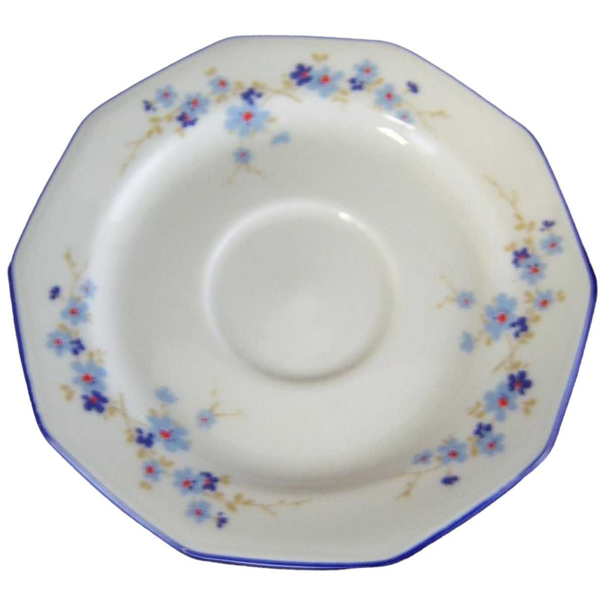 Untertasse für Kaffee 13,5 cm Winterling Marktleuthen Blumendekor Blau Blumen gebraucht - gut