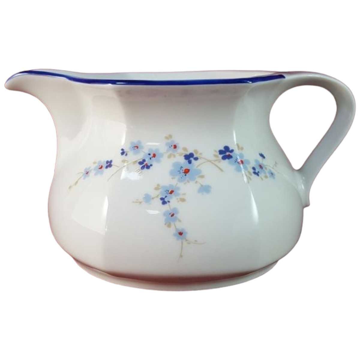 Sauciere Winterling Marktleuthen Blumendekor Blau Blumen gebraucht - gut