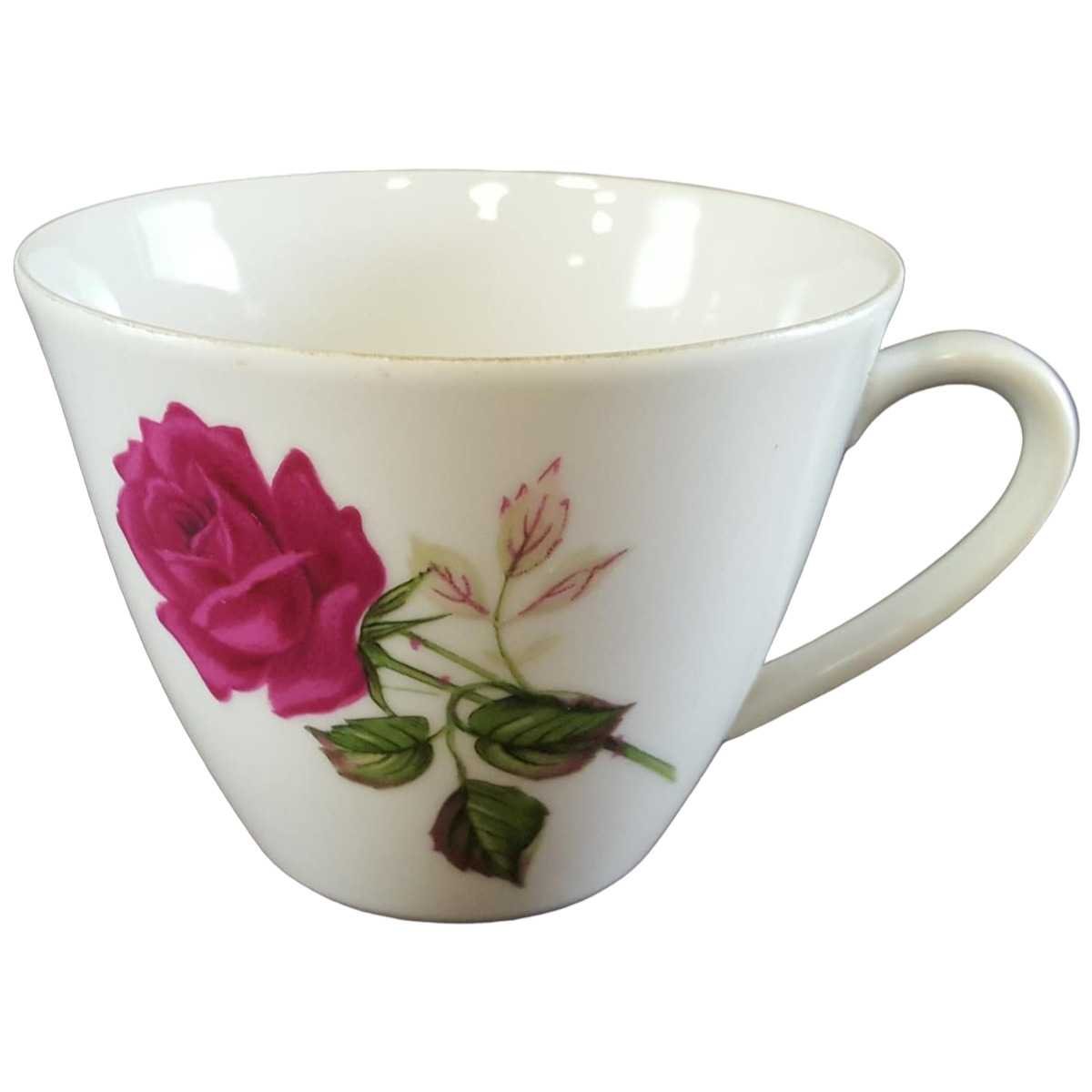 Kaffeetasse Tasse Seltmann Weiden Rosendekor 1714 gebraucht - gut