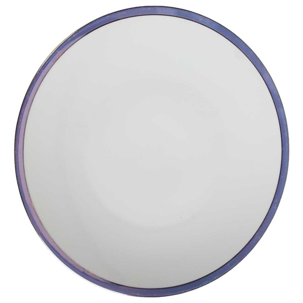 Kuchenteller Dessertteller 19,5 cm Mitterteich Blau gold gebraucht - gut