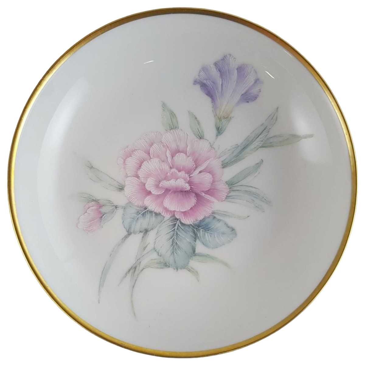 Glasuntersetzer Teebeutelablage Teebeutel Halter 11,1 cm AK Kaiser Porzellan Natalie gebraucht - sehr gut