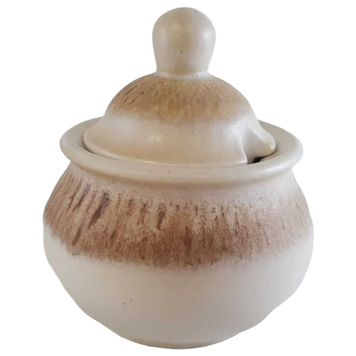 Zuckerdose Silberdistel Fayencen Sahara Modell 1