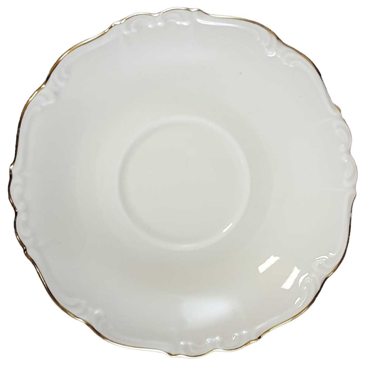 Untertasse für Kaffee Goldrand 15 cm Edelstein Bavaria Maria Theresia 15477 Beige gebraucht - sehr gut