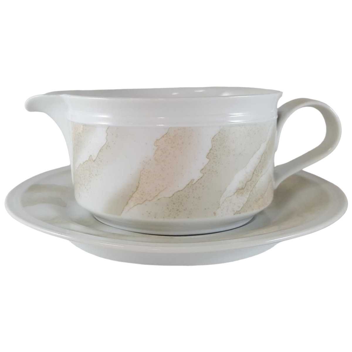 Sauciere mit Teller Tirschenreuth Venezia Palazzo neu