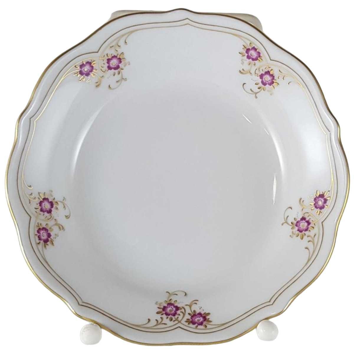 Untertasse Schale 13,9 cm Lindner Porzellan Jasmin gebraucht - neuwertig