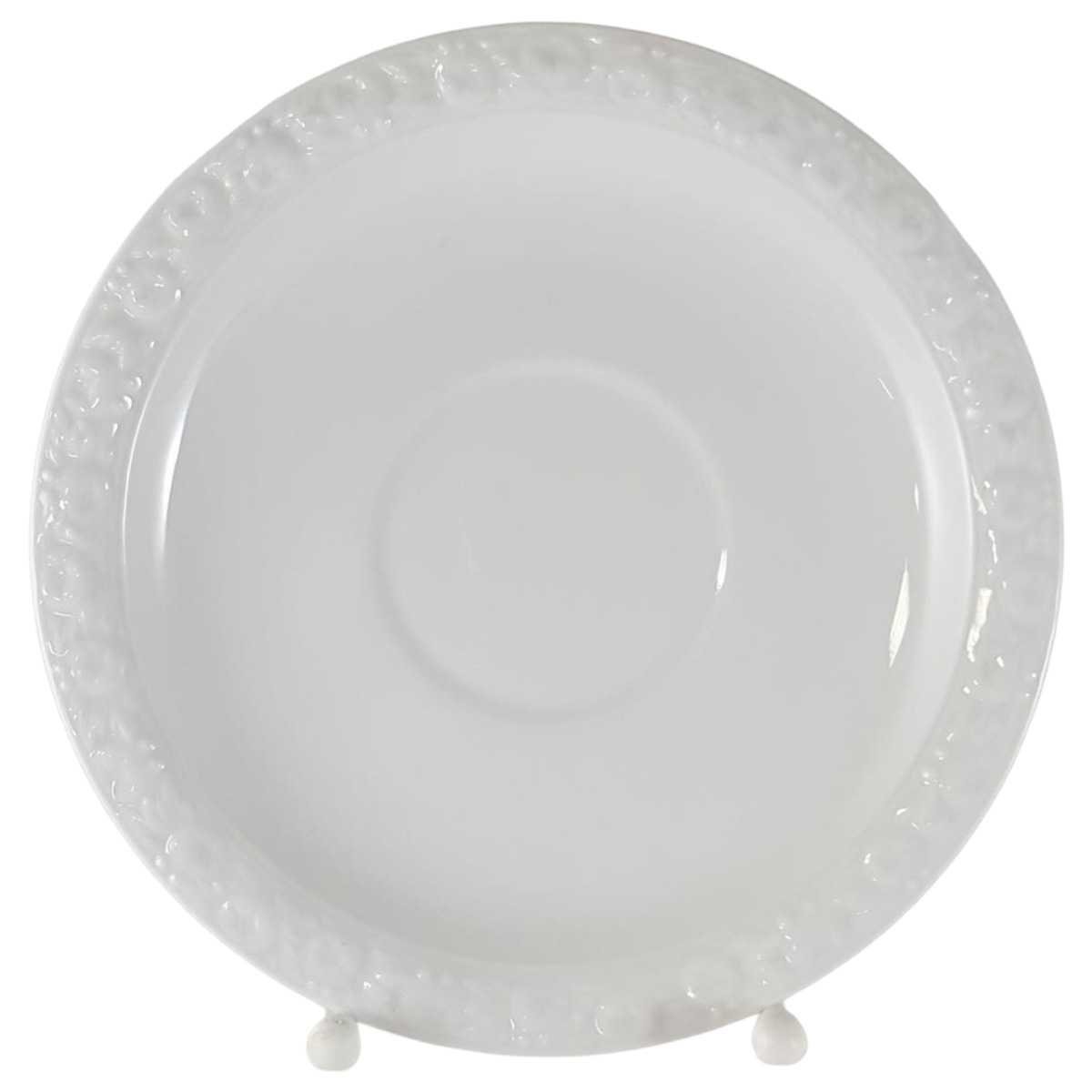 Untertasse für Tee 16 cm Rosenthal Maria Weiß Classic Rose gebraucht - sehr gut