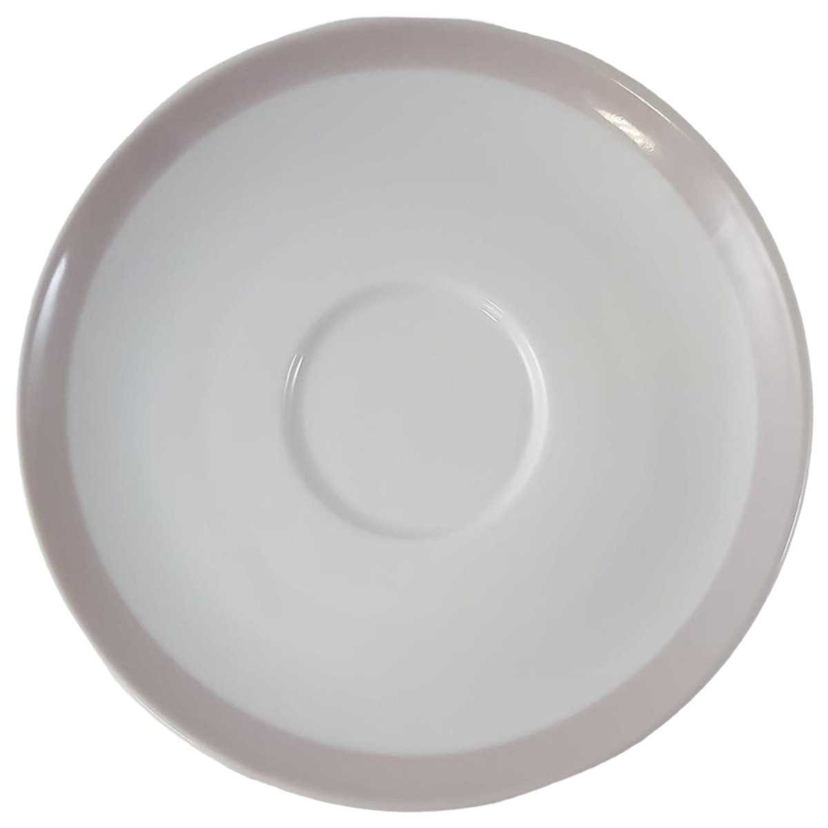 Untertasse für Kaffee 14,4 cm Seltmann Weiden Vanille Rand Rosa gebraucht - neuwertig