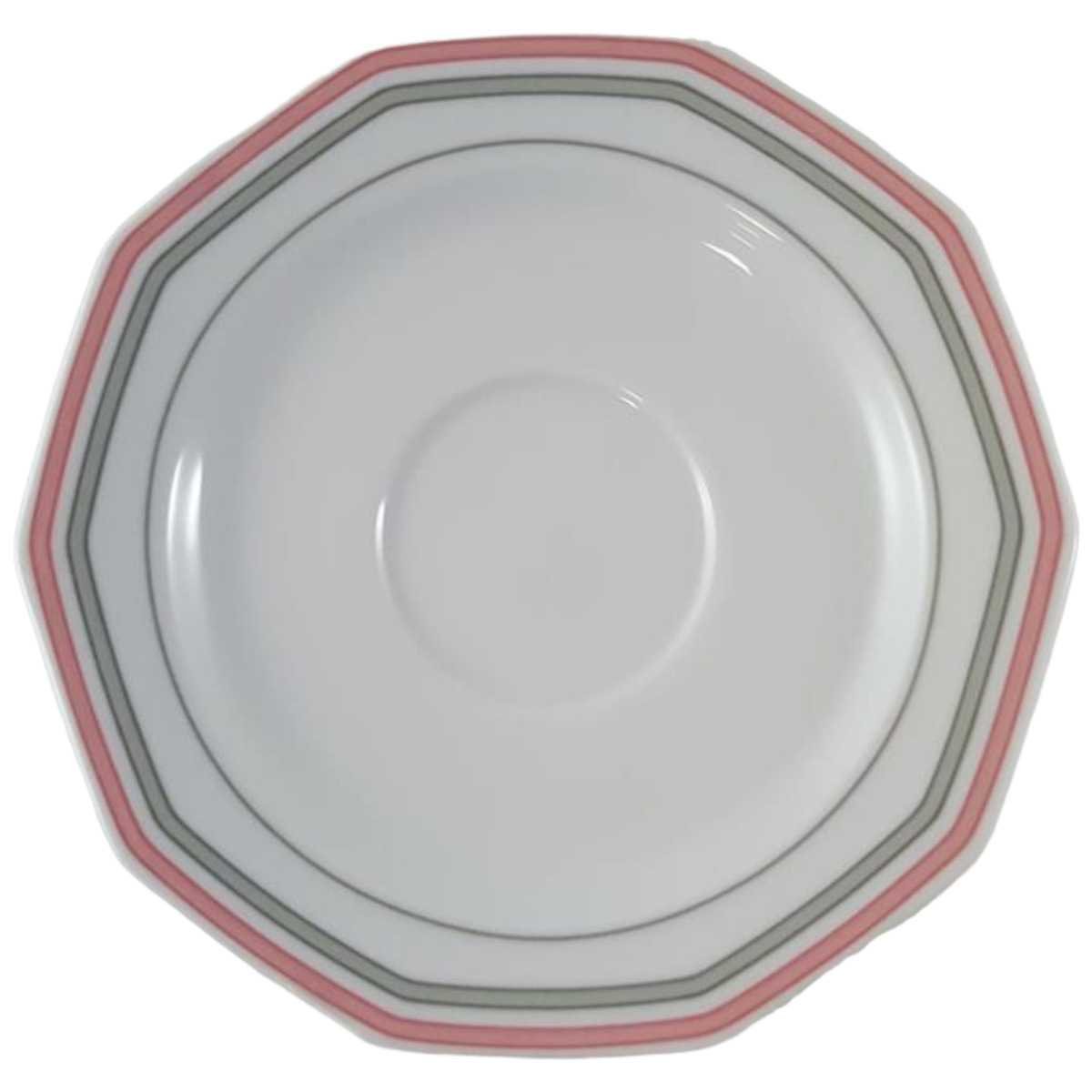 Untertasse für Kaffee 14 cm Winterling Marktleuthen Bunte Streifen gebraucht - sehr gut