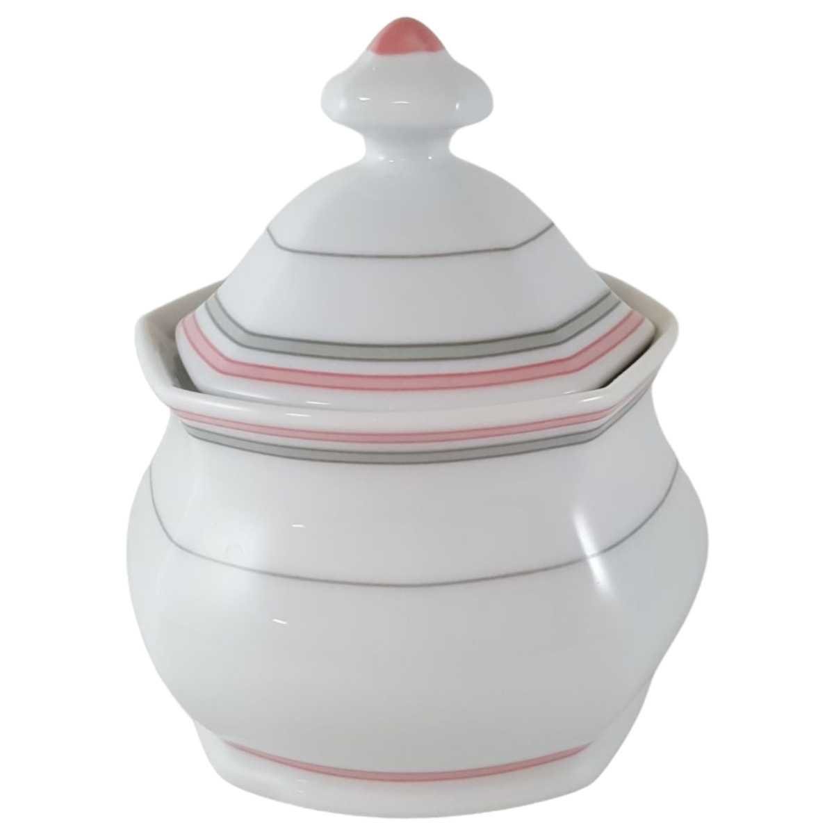 Zuckerdose Winterling Marktleuthen Bunte Streifen gebraucht - sehr gut