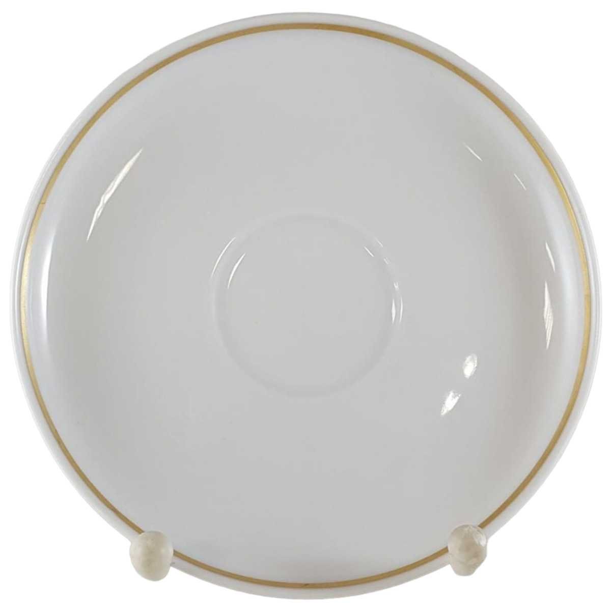 Untertasse für Kaffee 13,7 cm Arzberg Brasilia Goldstreifen gebraucht - gut