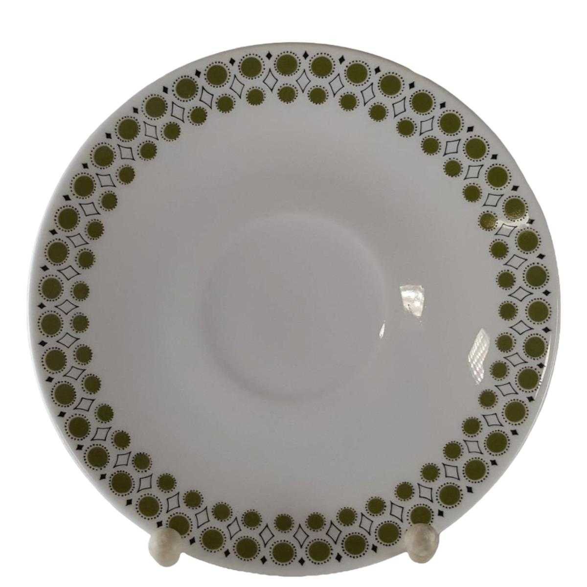 Untertasse für Kaffee 15,1 cm Winterling Kirchenlamitz Grünrand gebraucht - gut